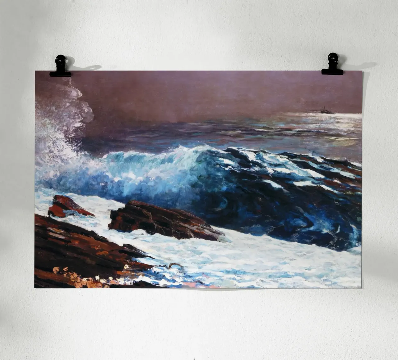 Winslow Homer’s Sunlight on the Coast carta hahnemühle da Venus Art