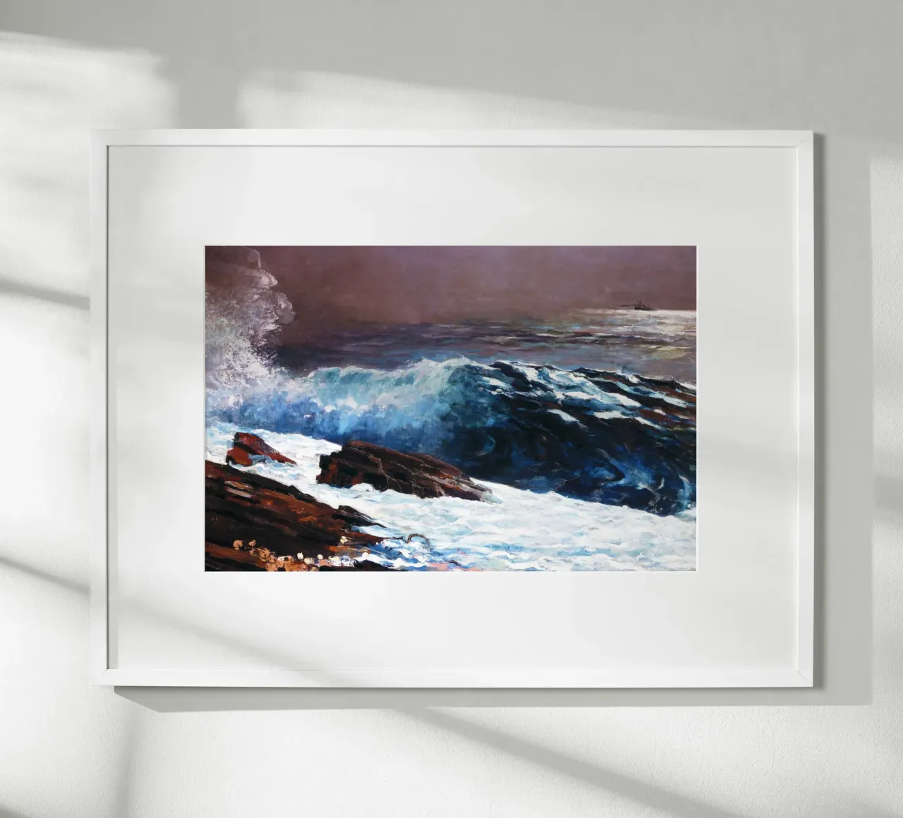 Winslow Homer’s Sunlight on the Coast carta hahnemühle da Venus Art