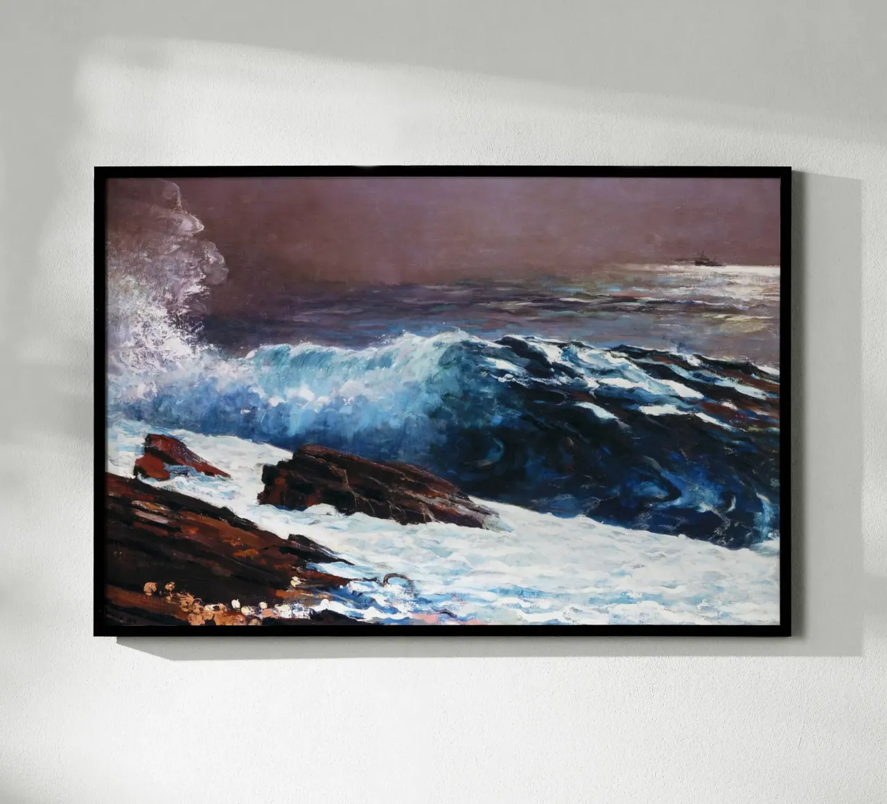 Winslow Homer’s Sunlight on the Coast carta hahnemühle da Venus Art