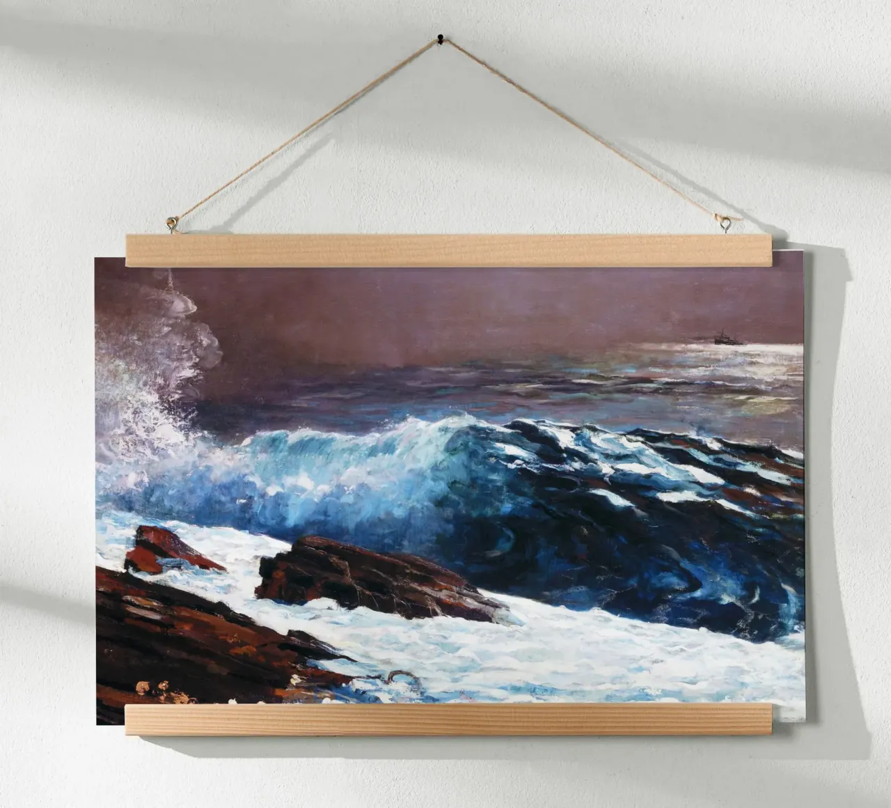 Winslow Homer’s Sunlight on the Coast carta hahnemühle da Venus Art