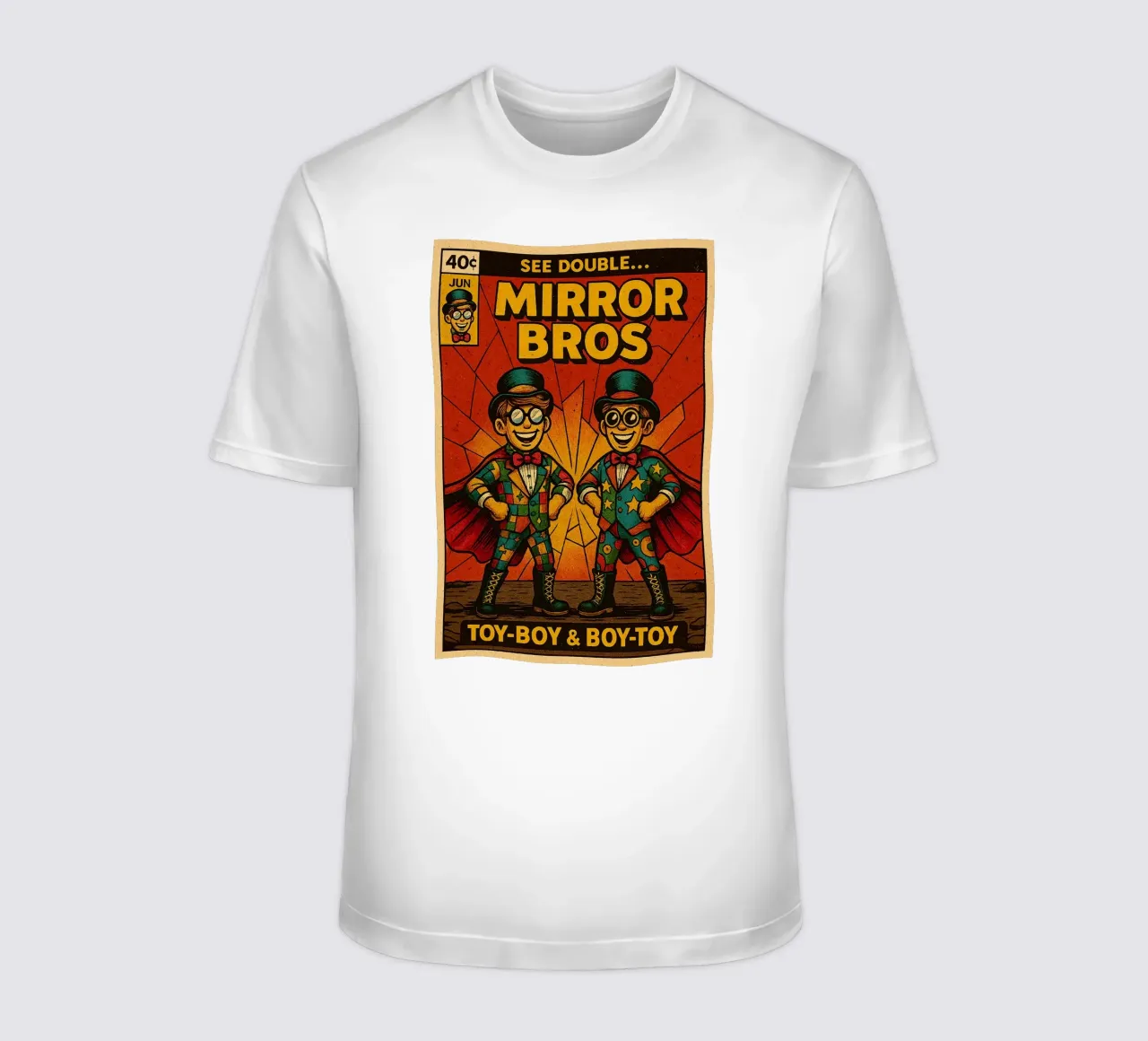 MIRROR BROS - Fresh Supes On The Block t-shirt da Vintage Van Gogh