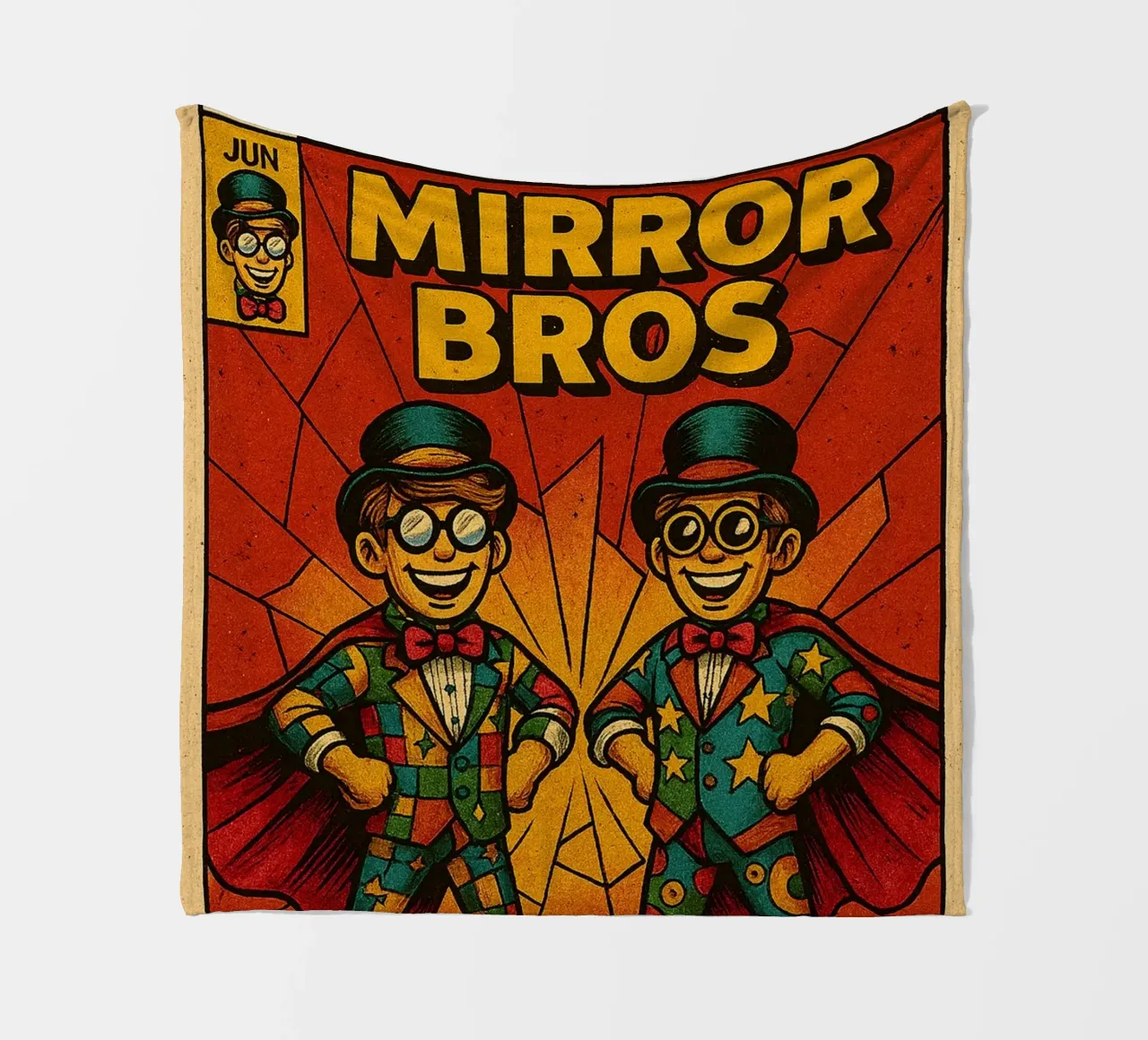 MIRROR BROS - Fresh Supes On The Block coperta in pile da Vintage Van Gogh