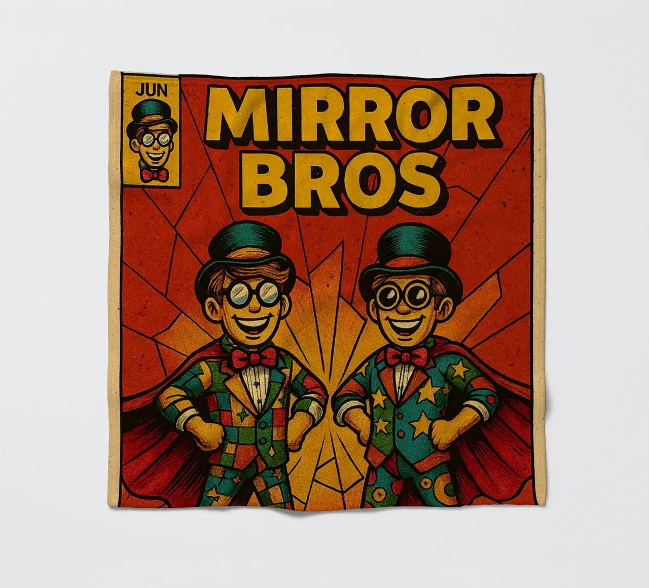 MIRROR BROS - Fresh Supes On The Block coperta in pile da Vintage Van Gogh