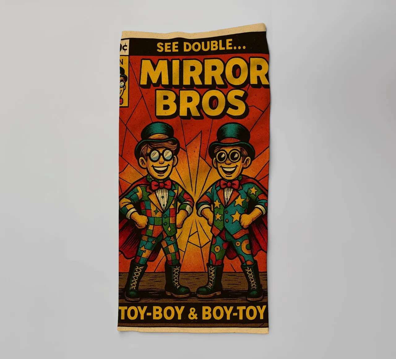 MIRROR BROS - Fresh Supes On The Block asciugamano da bagno da Vintage Van Gogh