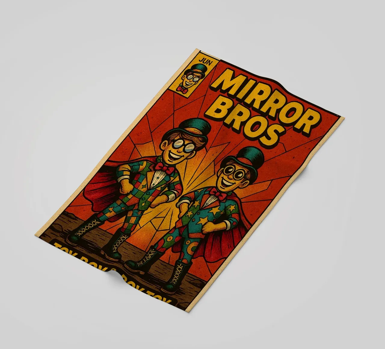 MIRROR BROS - Fresh Supes On The Block telo mare da Vintage Van Gogh