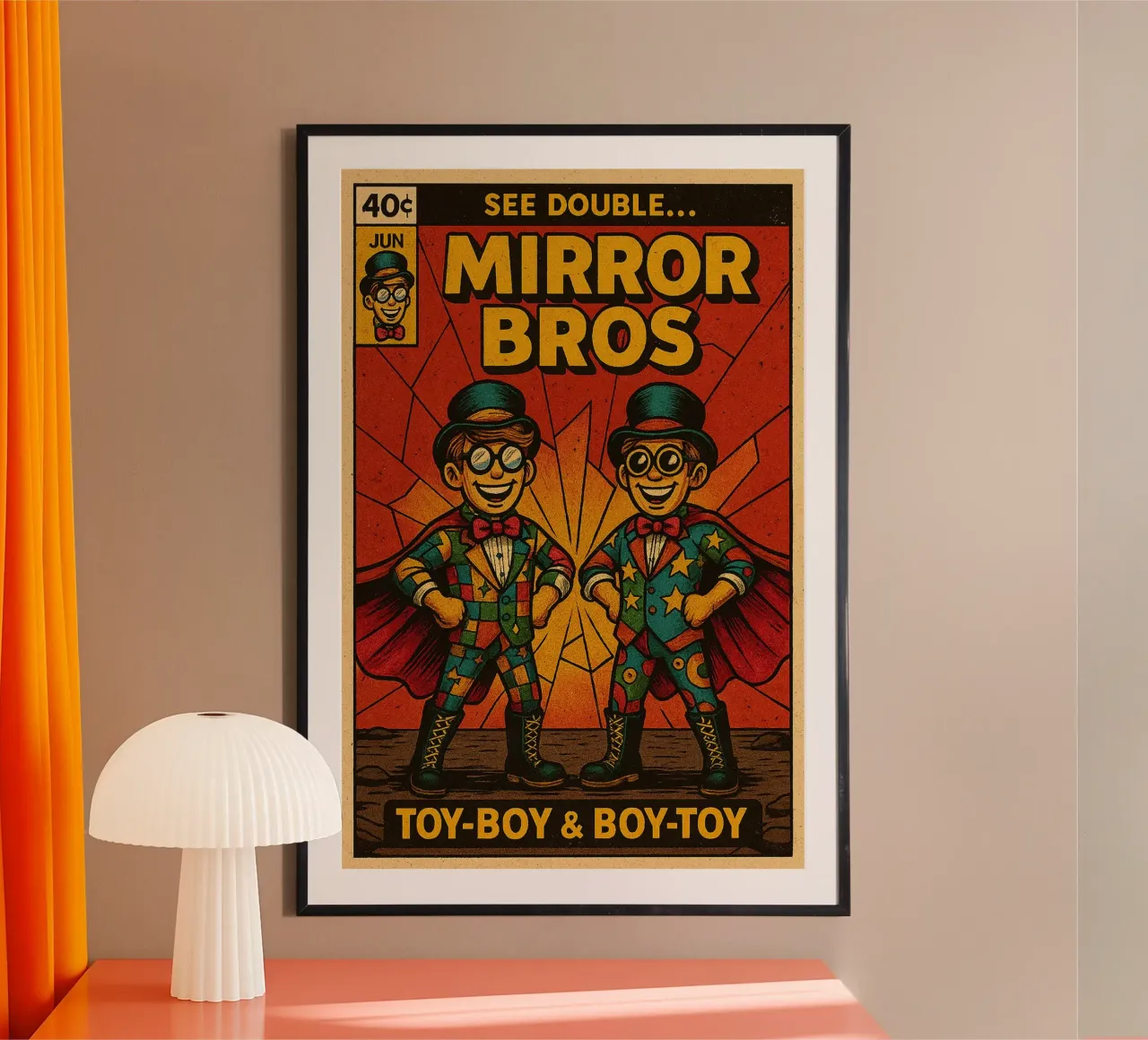 MIRROR BROS - Fresh Supes On The Block carta hahnemühle da Vintage Van Gogh