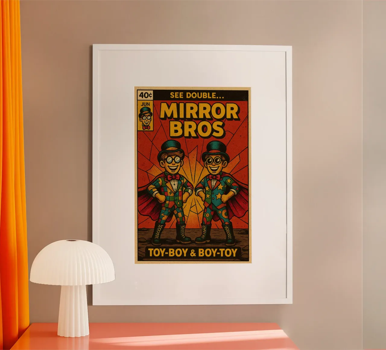 MIRROR BROS - Fresh Supes On The Block carta hahnemühle da Vintage Van Gogh