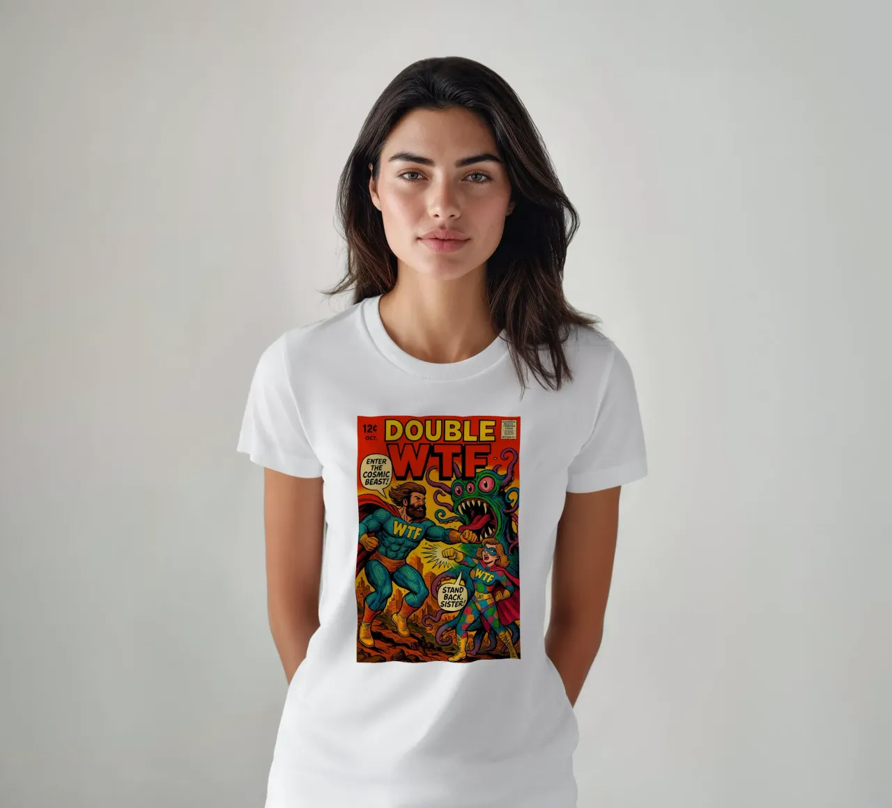 DOUBLE WTF - Fresh Supes On The Block camiseta de Vintage Van Gogh