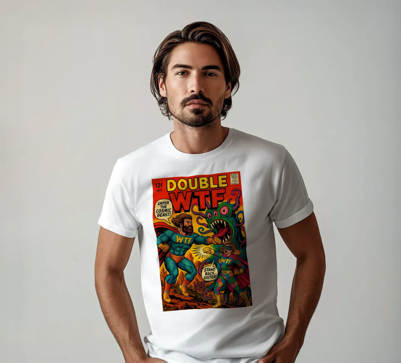 DOUBLE WTF - Fresh Supes On The Block camiseta de Vintage Van Gogh