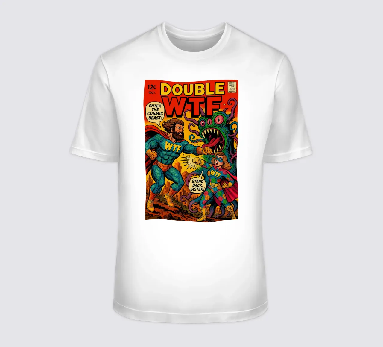DOUBLE WTF - Fresh Supes On The Block camiseta de Vintage Van Gogh