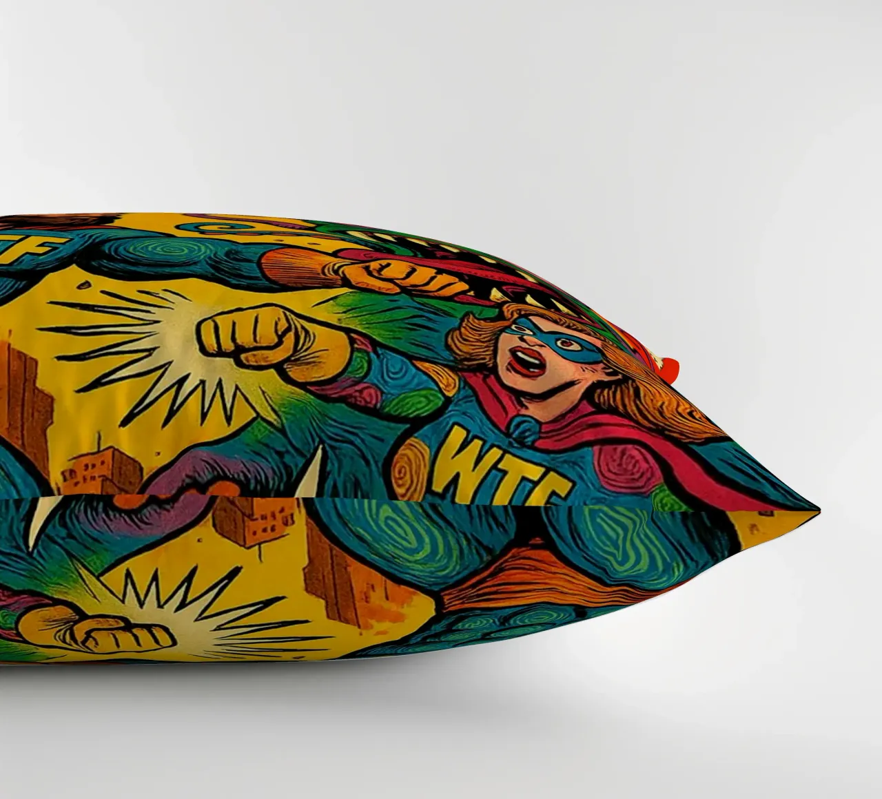 DOUBLE WTF - Fresh Supes On The Block cojín de Vintage Van Gogh