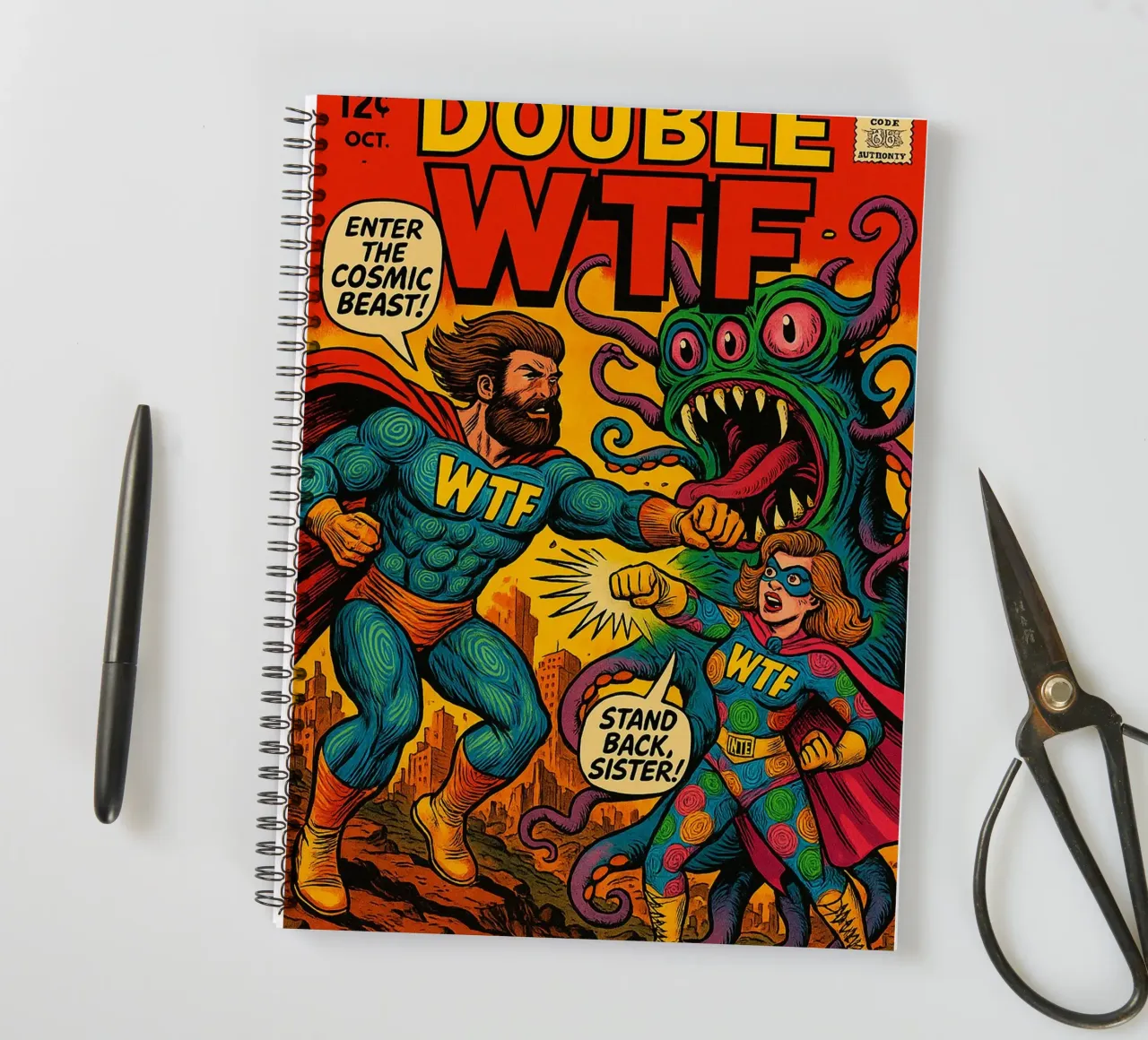 DOUBLE WTF - Fresh Supes On The Block Ringbuch von Vintage Van Gogh