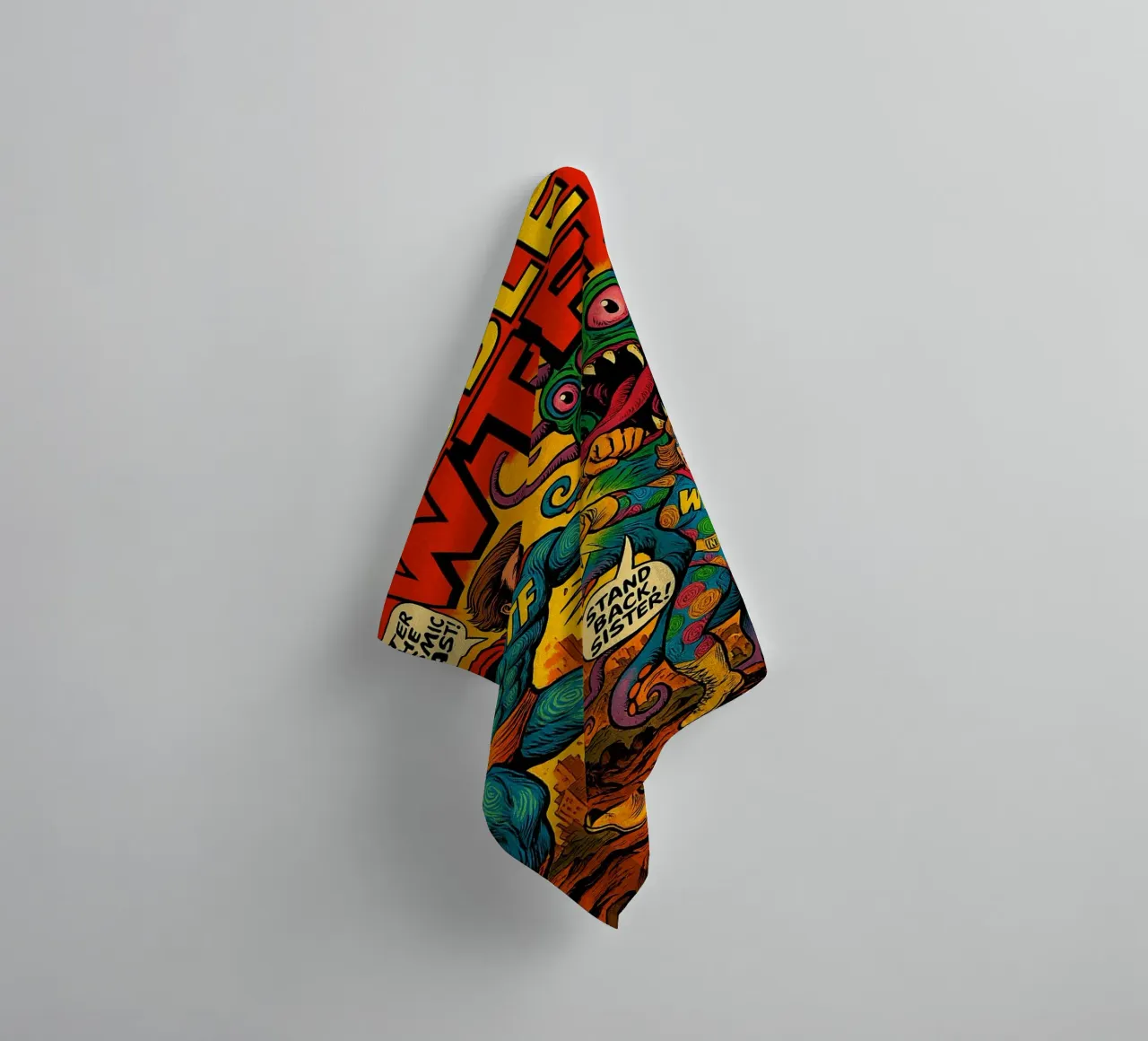 DOUBLE WTF - Fresh Supes On The Block asciugamano da bagno da Vintage Van Gogh