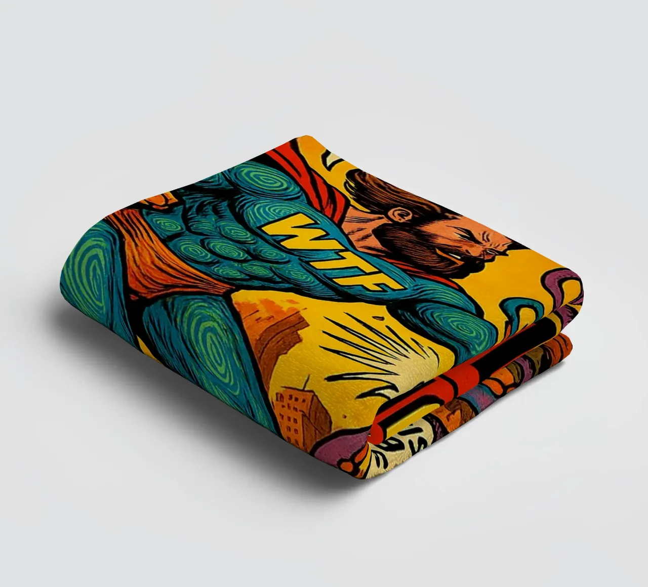 DOUBLE WTF - Fresh Supes On The Block asciugamano da bagno da Vintage Van Gogh