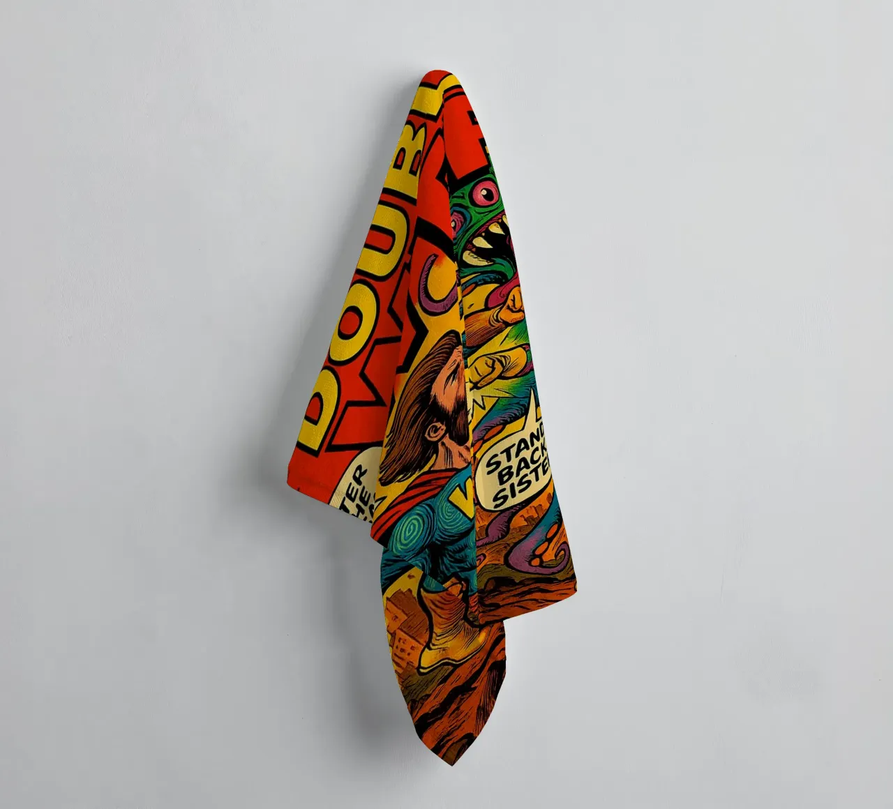 DOUBLE WTF - Fresh Supes On The Block asciugamano da bagno da Vintage Van Gogh