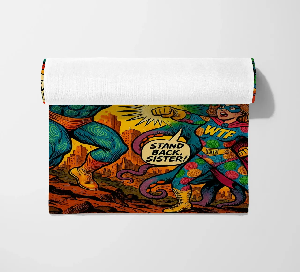 DOUBLE WTF - Fresh Supes On The Block telo mare da Vintage Van Gogh