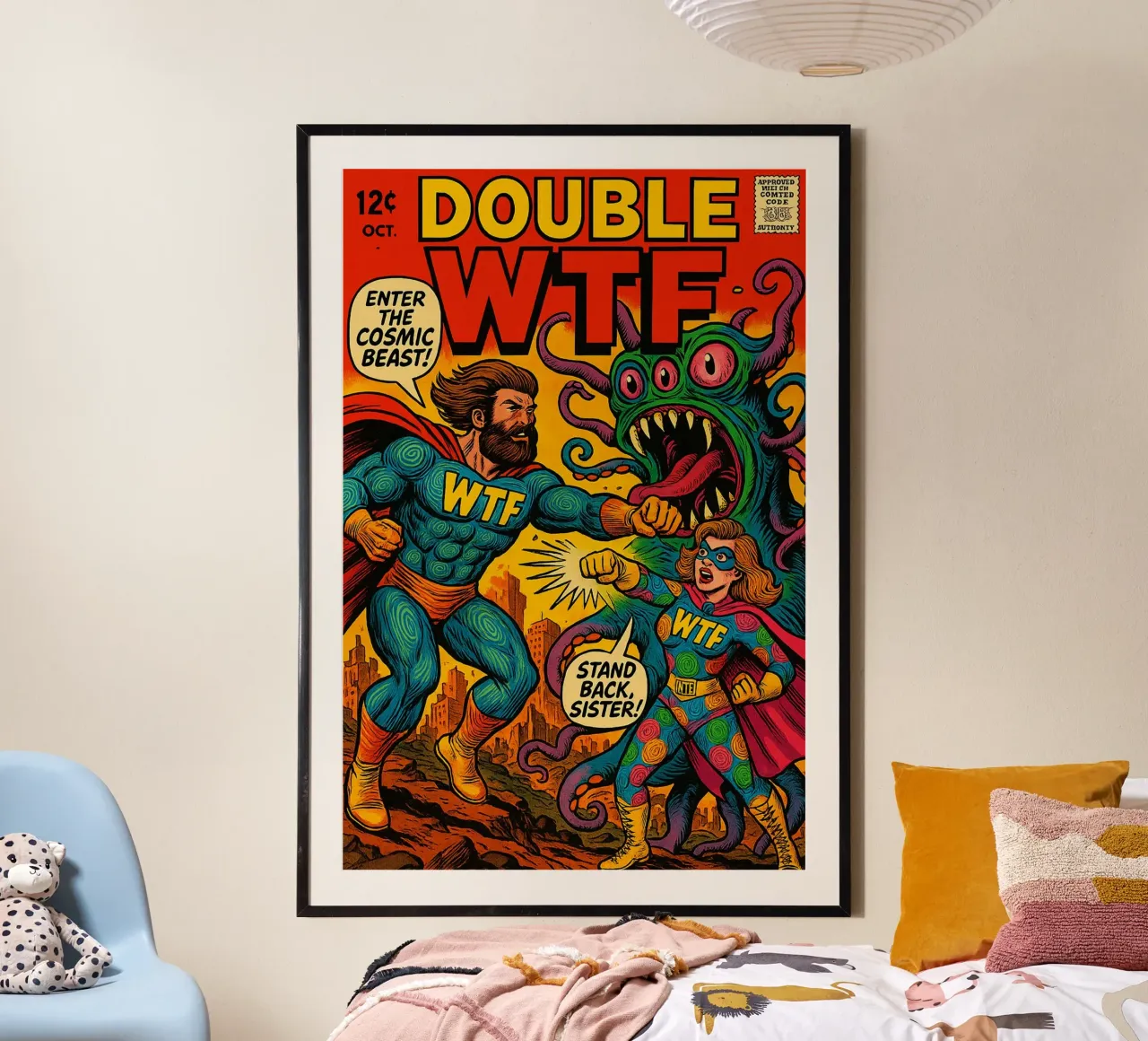 DOUBLE WTF - Fresh Supes On The Block Hahnemühle von Vintage Van Gogh