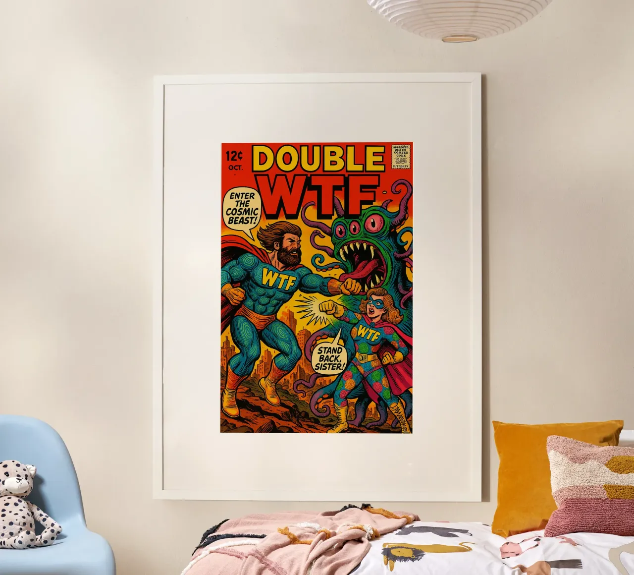DOUBLE WTF - Fresh Supes On The Block Hahnemühle von Vintage Van Gogh