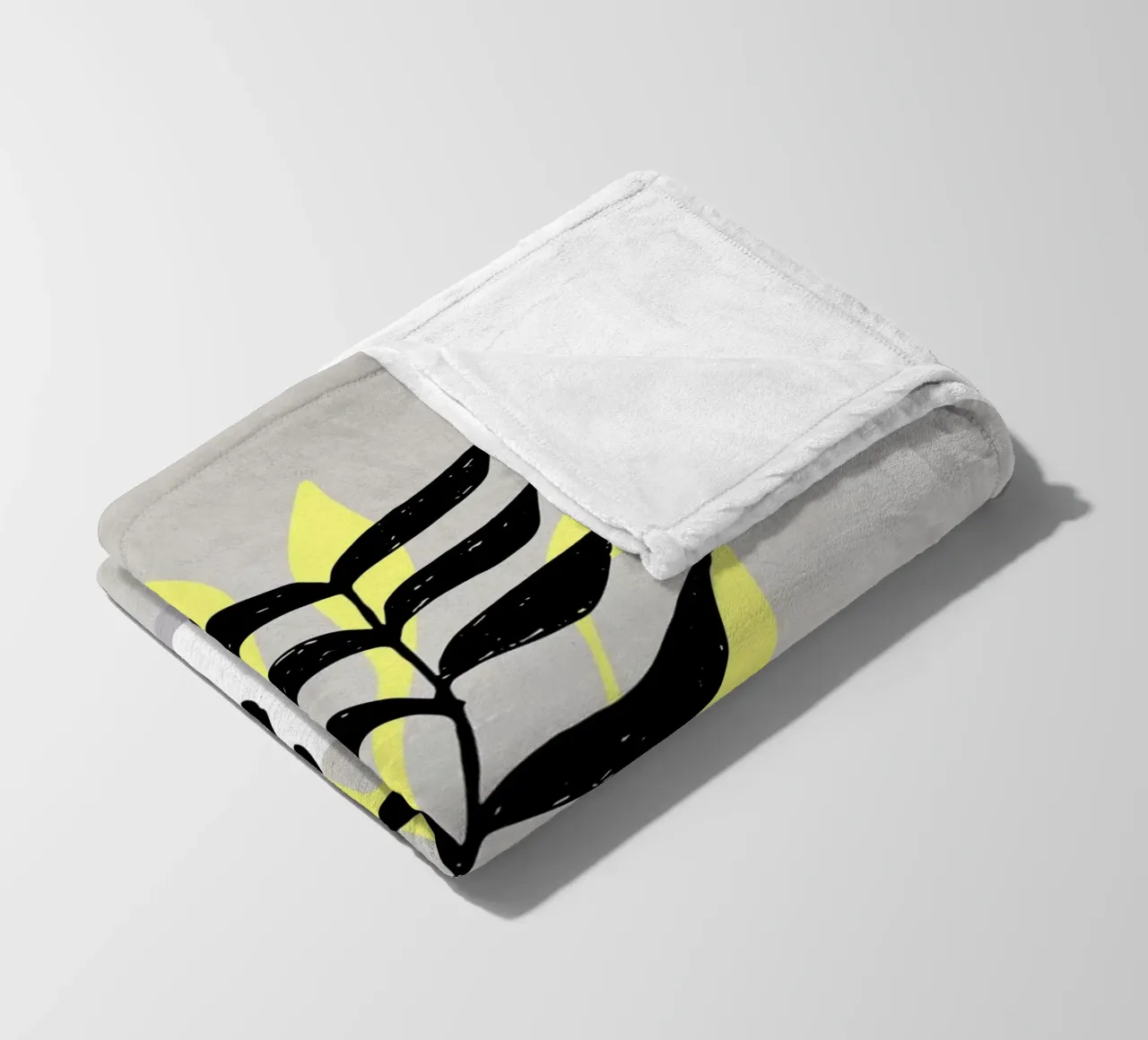 Pianta grafica in ciotola coperta in pile da Kim Hubball Studio