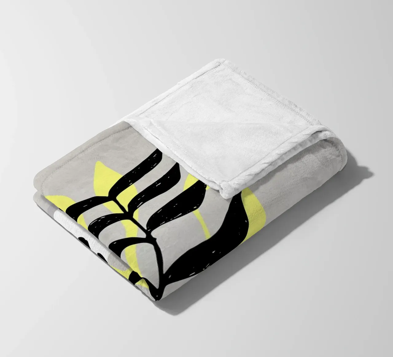 Pianta grafica in ciotola coperta in pile da Kim Hubball Studio