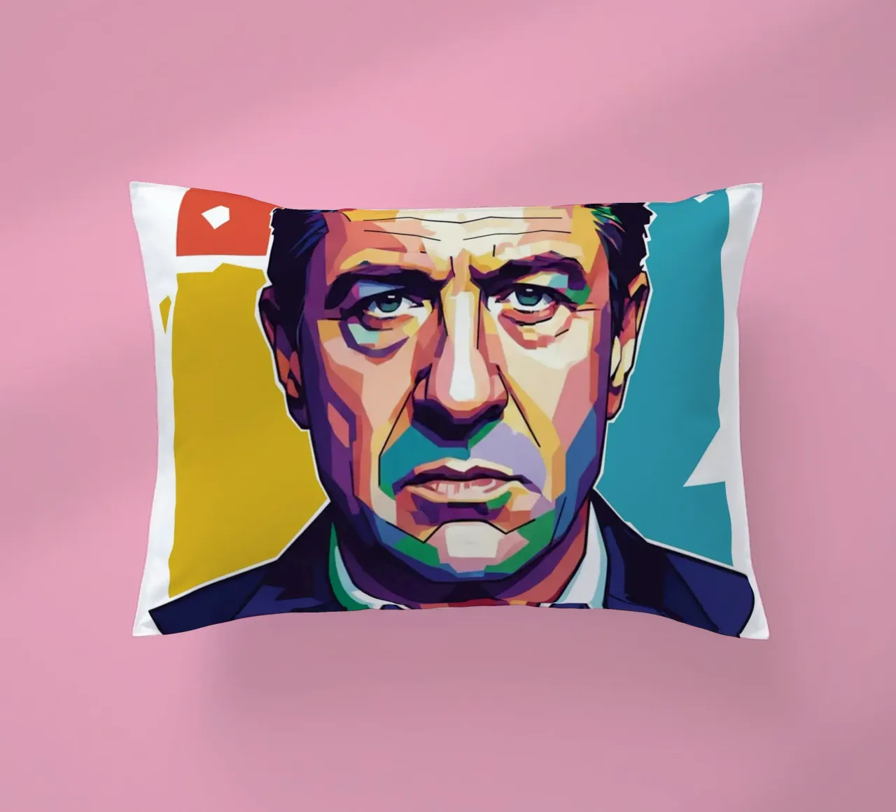 Ritratto pop art di Robert De Niro cuscino da Hantamrata