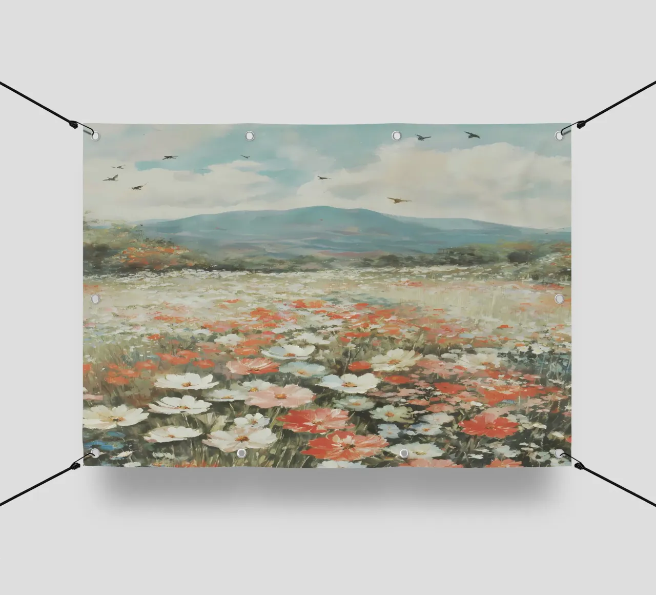 Prato dei fiori selvatici telo in pvc da IamHomeStudio