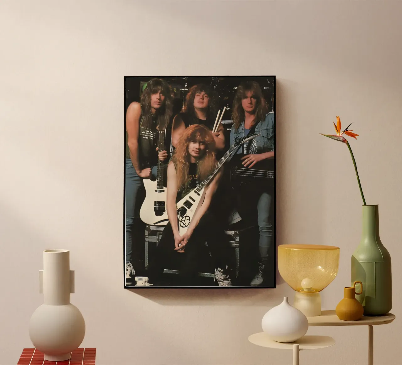 Megadeth plexiglass da The Poster Hub