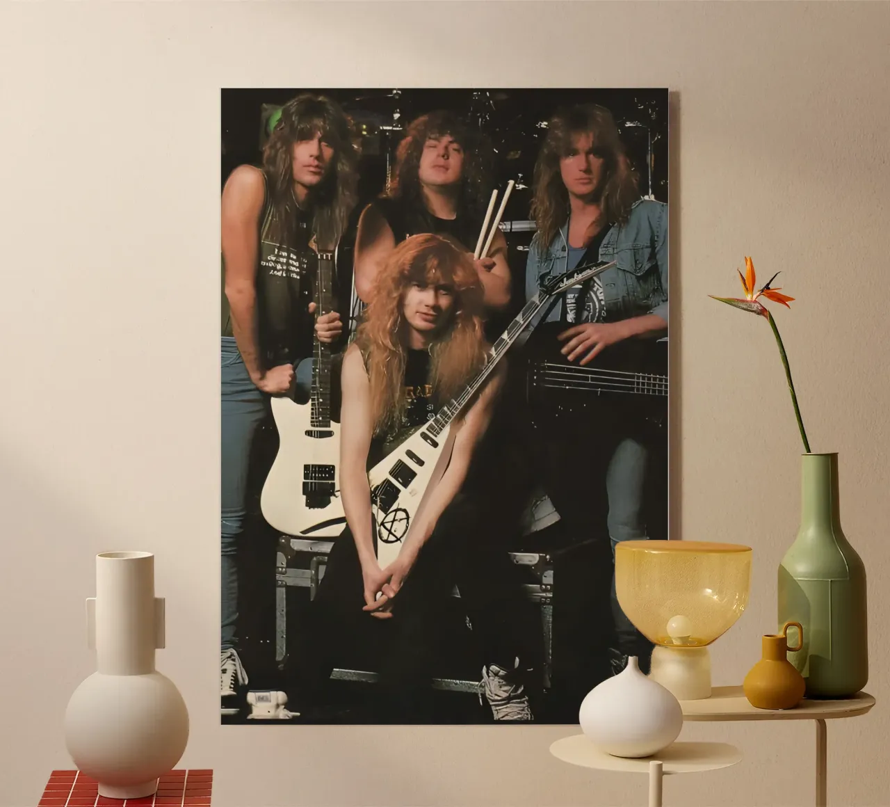 Megadeth plexiglass da The Poster Hub