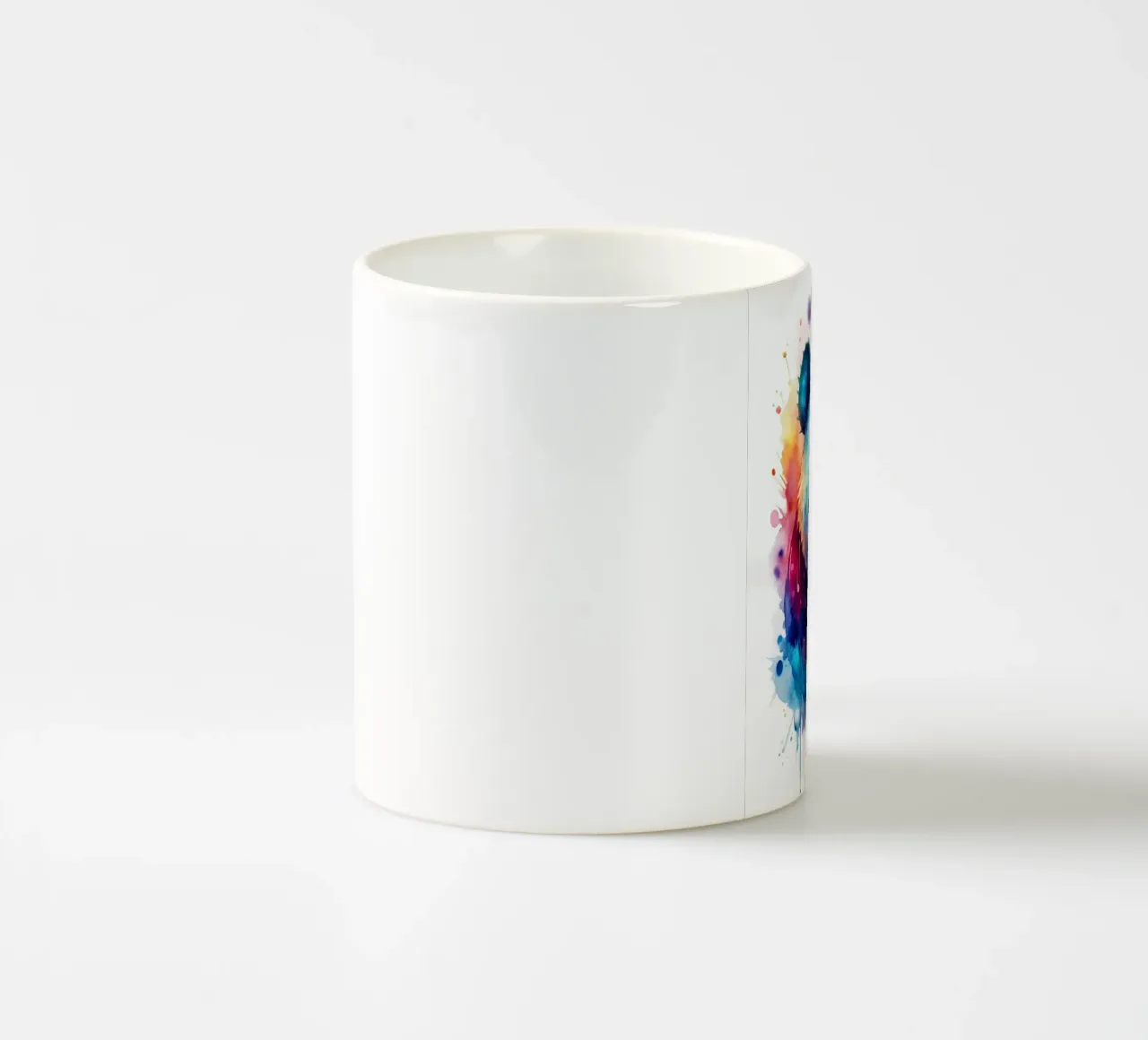 Orso panda in acquerello tazza in ceramica da 🎁 NOBELART
