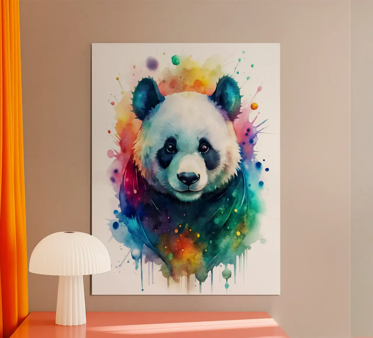 Orso panda in acquerello carta hahnemühle da 🎁 NOBELART