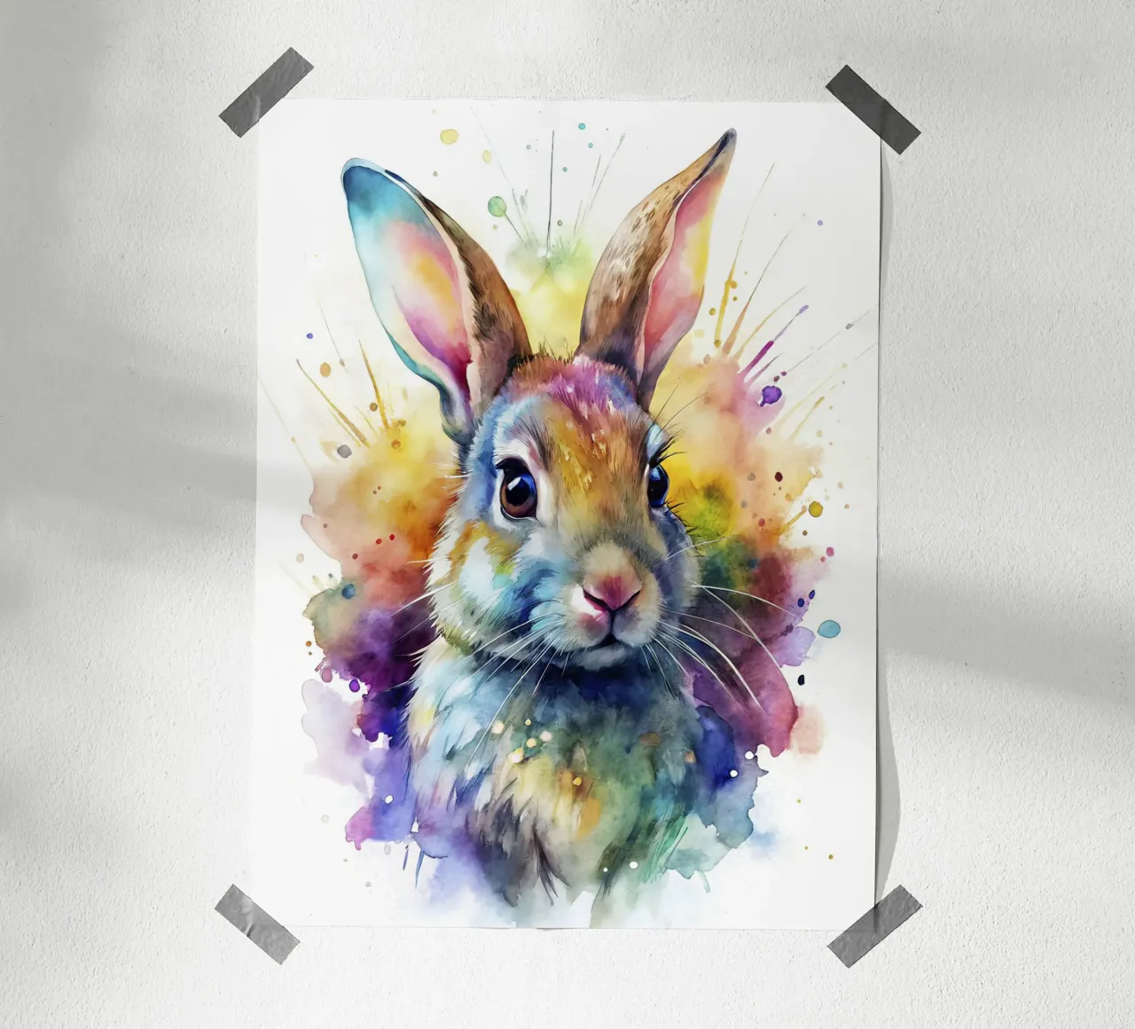 Coniglio ad acquerello carta hahnemühle da 🎁 NOBELART
