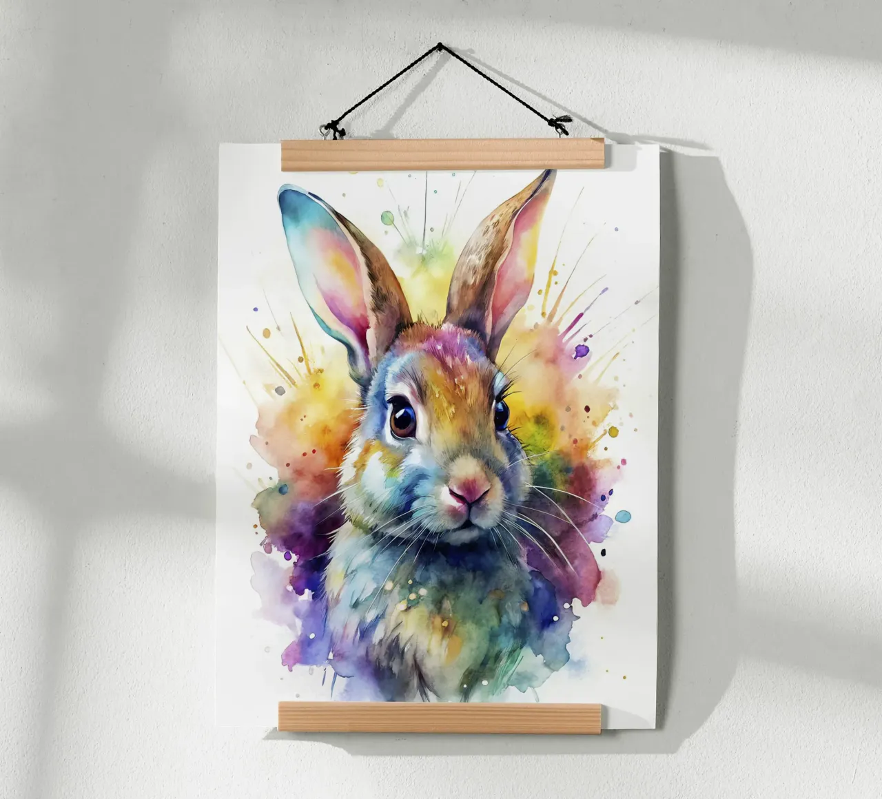 Coniglio ad acquerello carta hahnemühle da 🎁 NOBELART