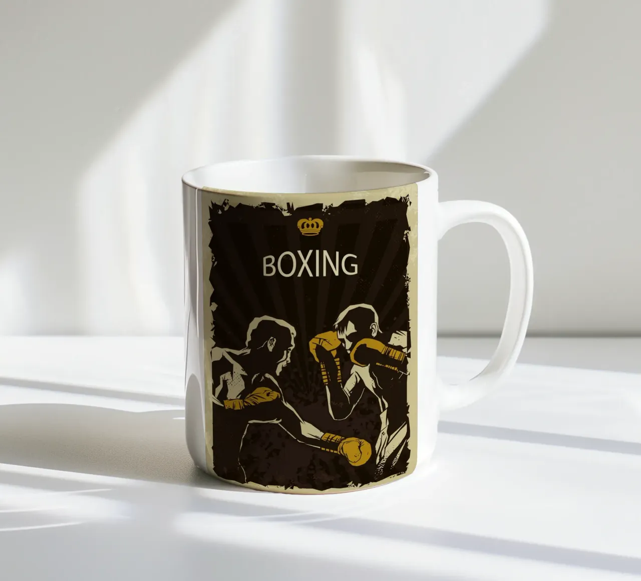 Boxer tazza in ceramica da 🎁 NOBELART