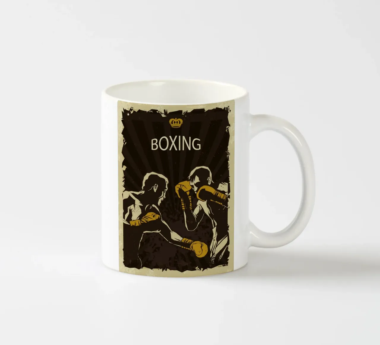 Boxer tazza in ceramica da 🎁 NOBELART
