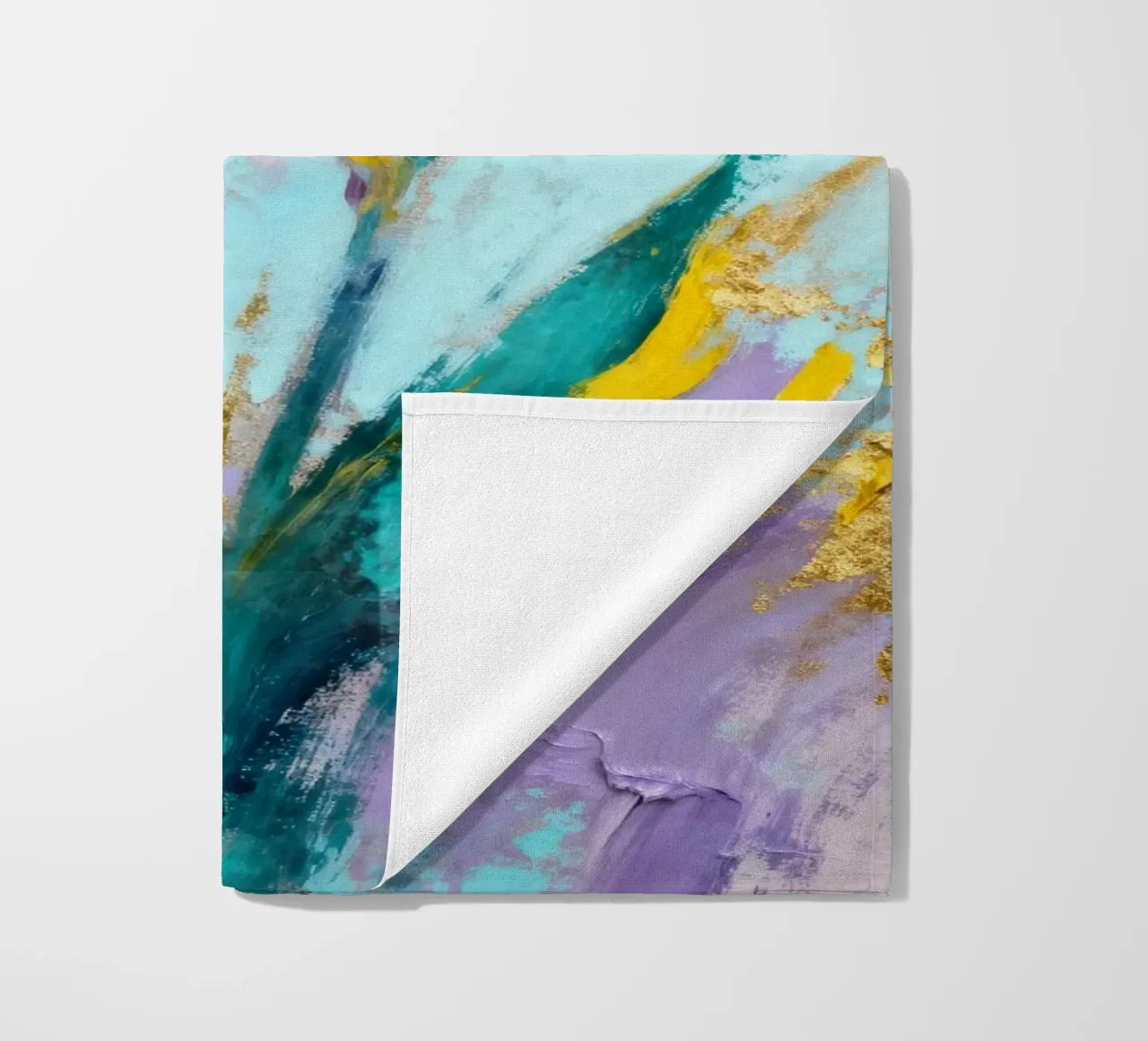 Purple Iris Abstract telo mare da Attaboy Dsgn