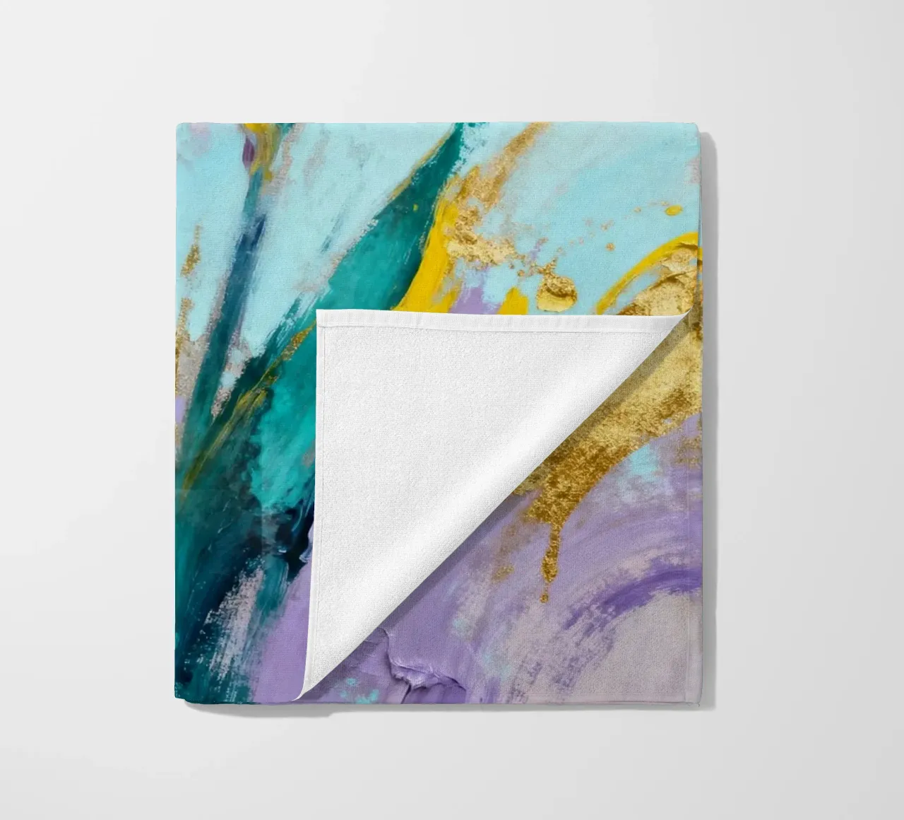 Purple Iris Abstract telo mare da Attaboy Dsgn