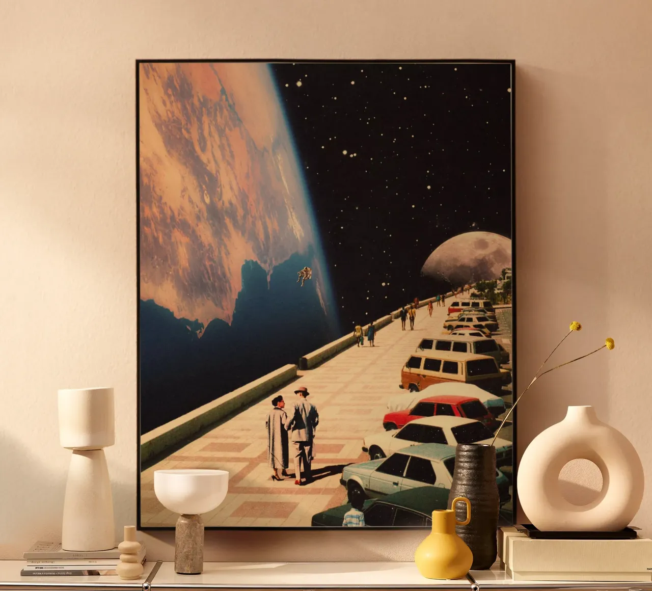 Space Promenade acrylic glass by Taudalpoi
