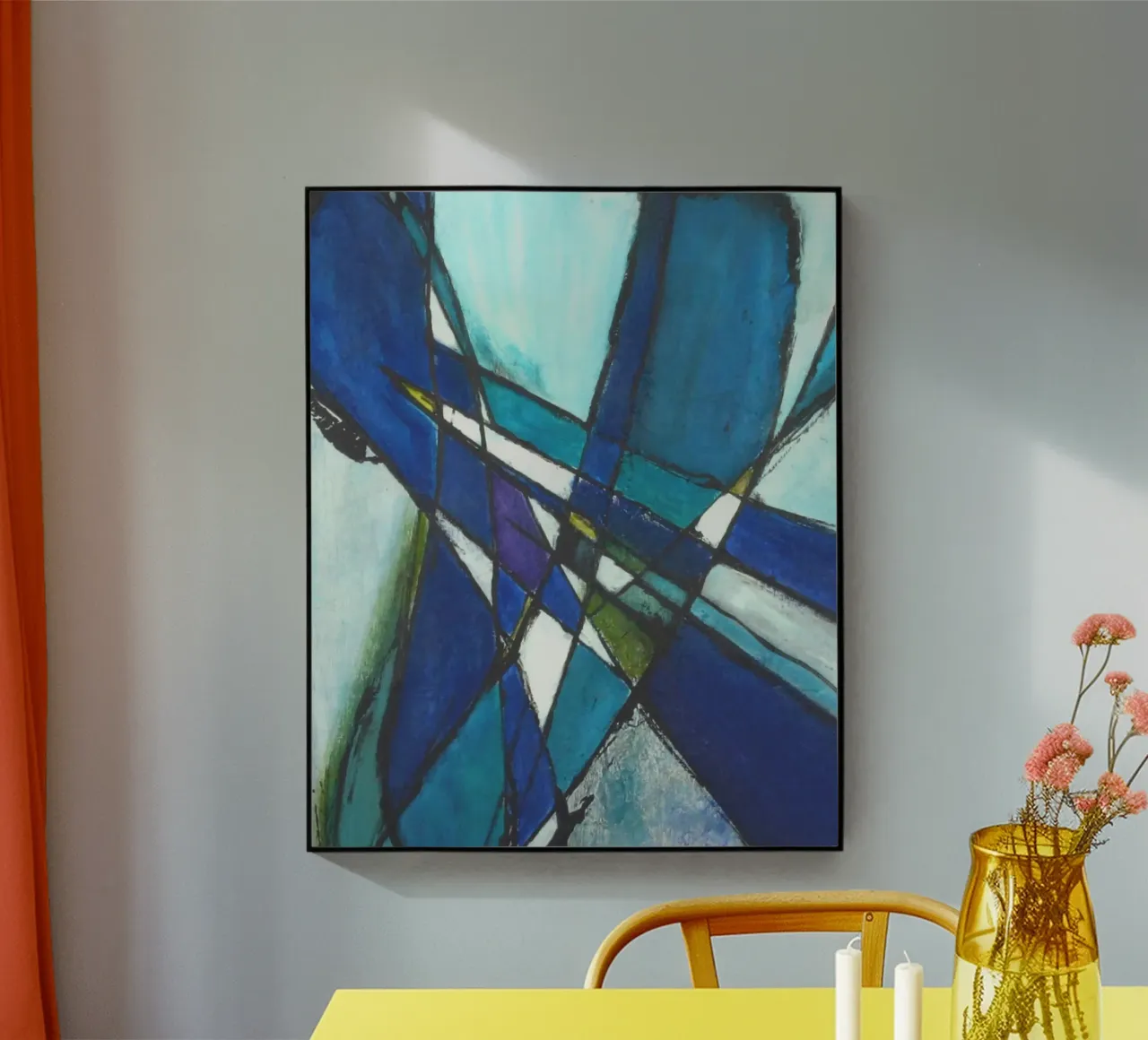 Design in Blau plexiglass da Anita Gewald