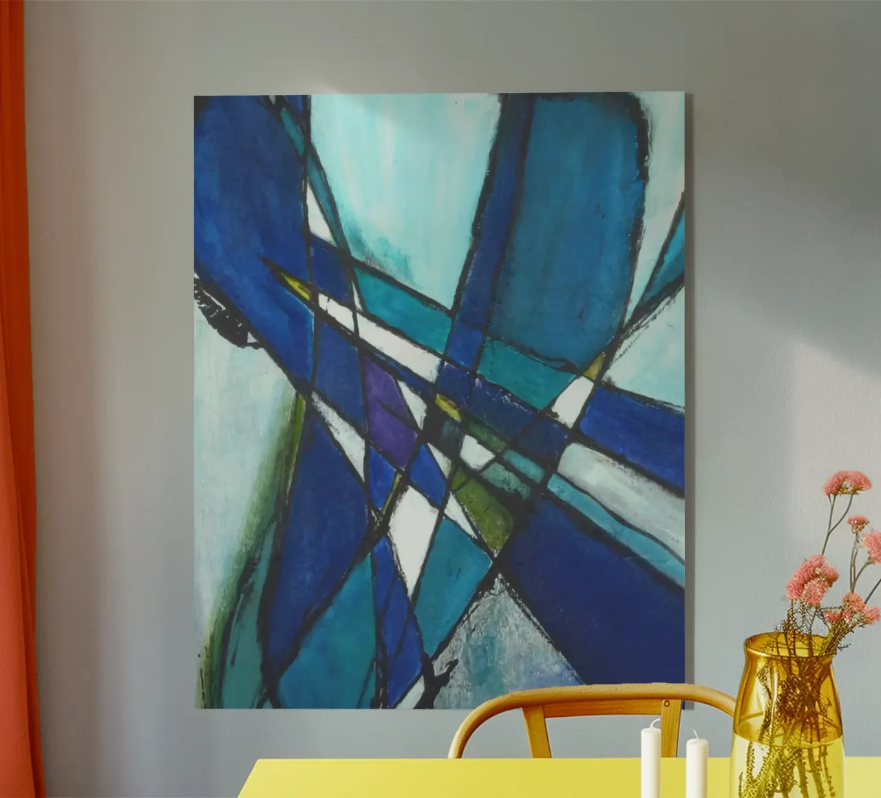 Design in Blau plexiglass da Anita Gewald