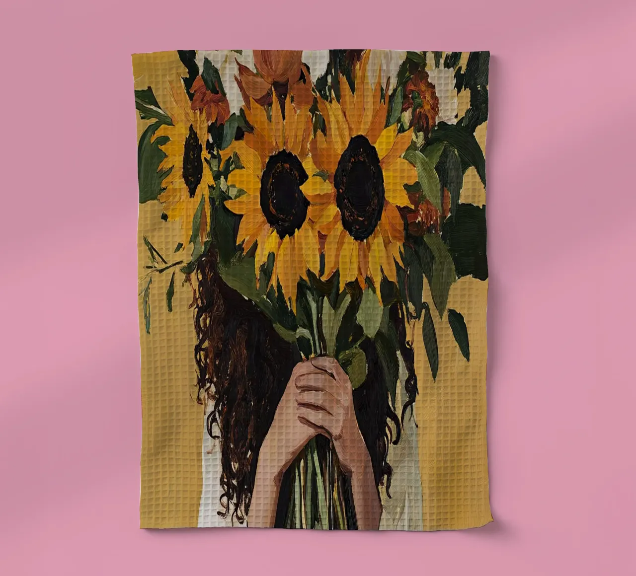 Bouquet di girasoli Regalo Botanico Fiori Olio canovaccio da cucina da Euphoria Theresa