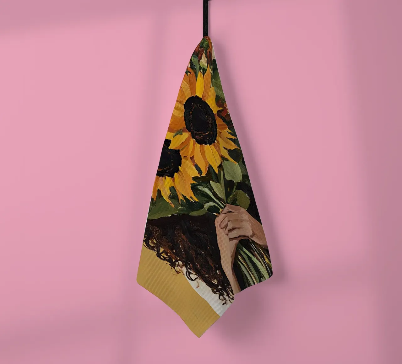 Bouquet di girasoli Regalo Botanico Fiori Olio canovaccio da cucina da Euphoria Theresa