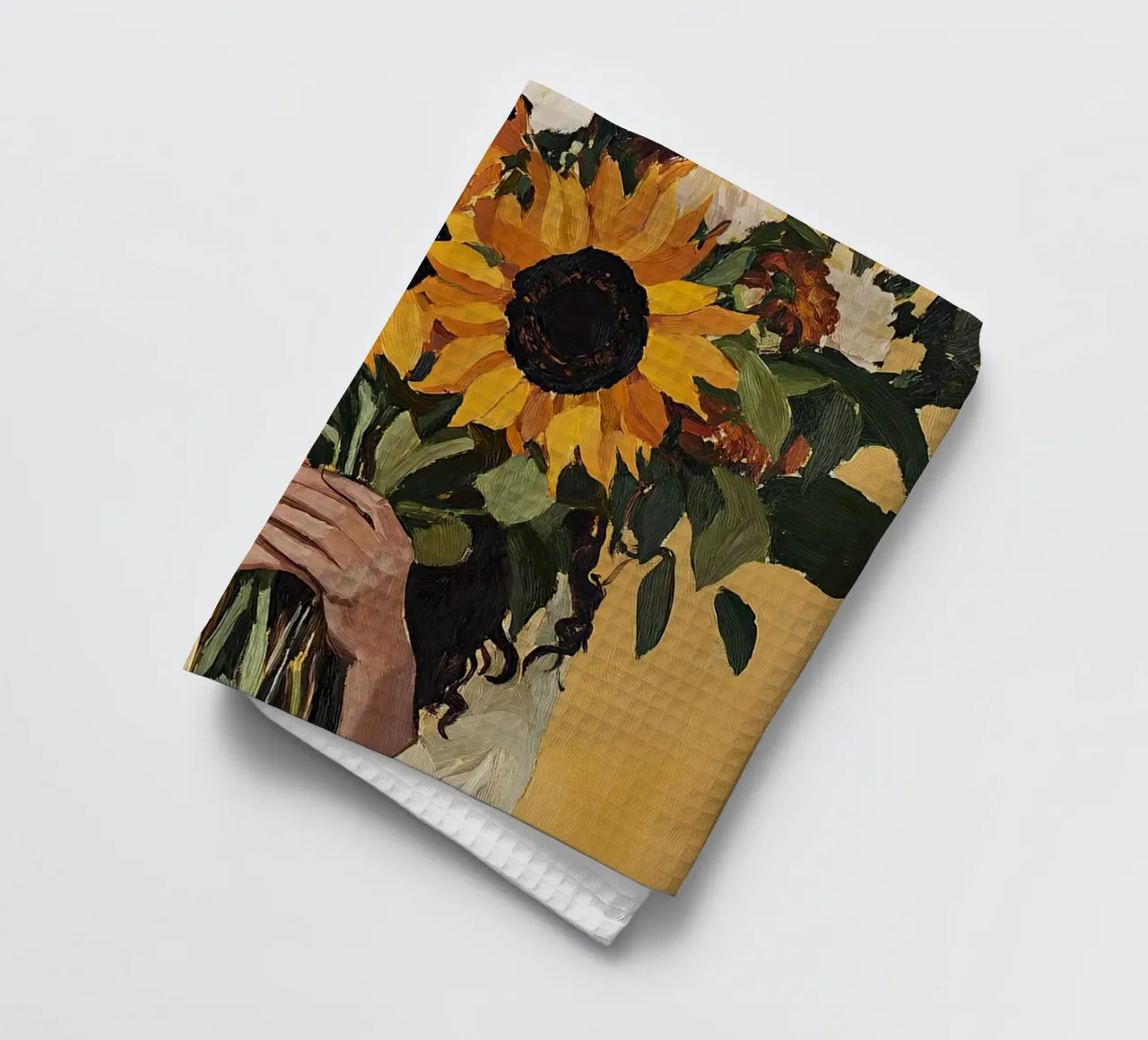Bouquet di girasoli Regalo Botanico Fiori Olio canovaccio da cucina da Euphoria Theresa