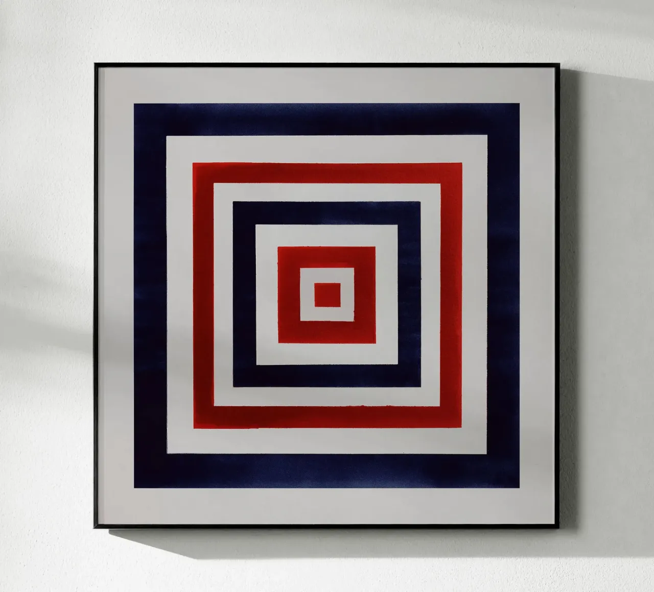 Red & Indigo Squares plexiglass da Seed & Signal