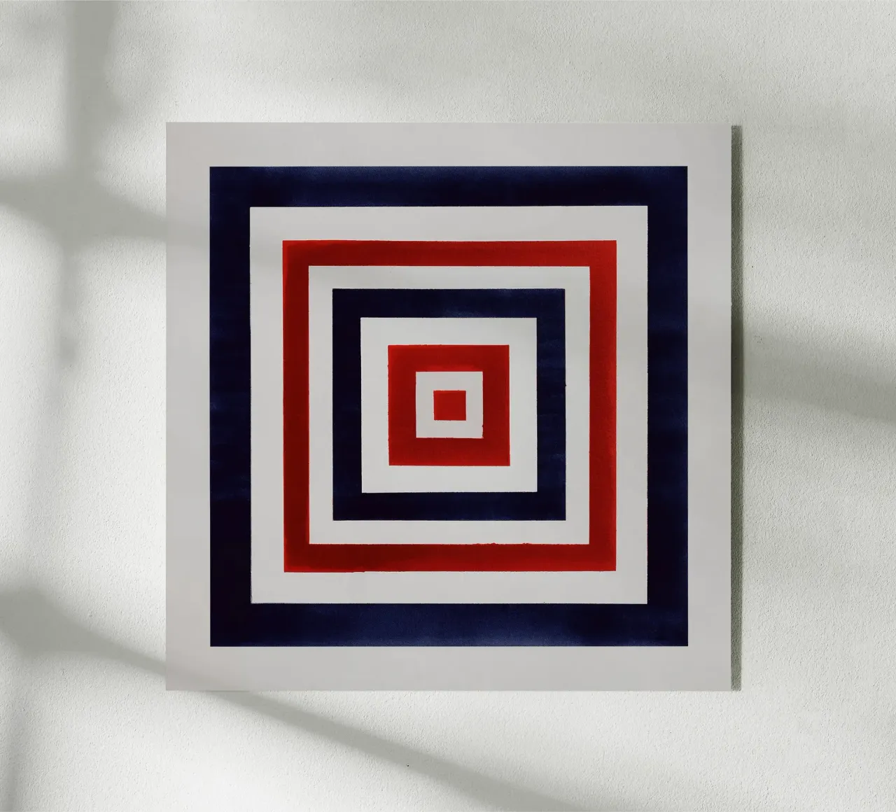 Red & Indigo Squares plexiglass da Seed & Signal