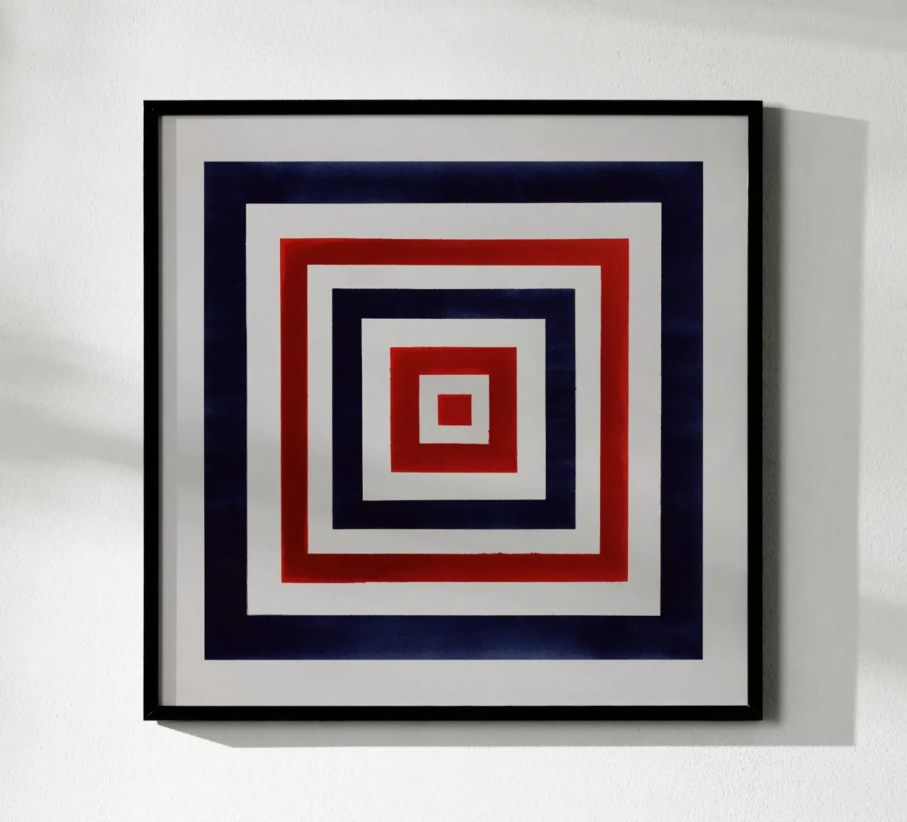 Red & Indigo Squares carta hahnemühle da Seed & Signal