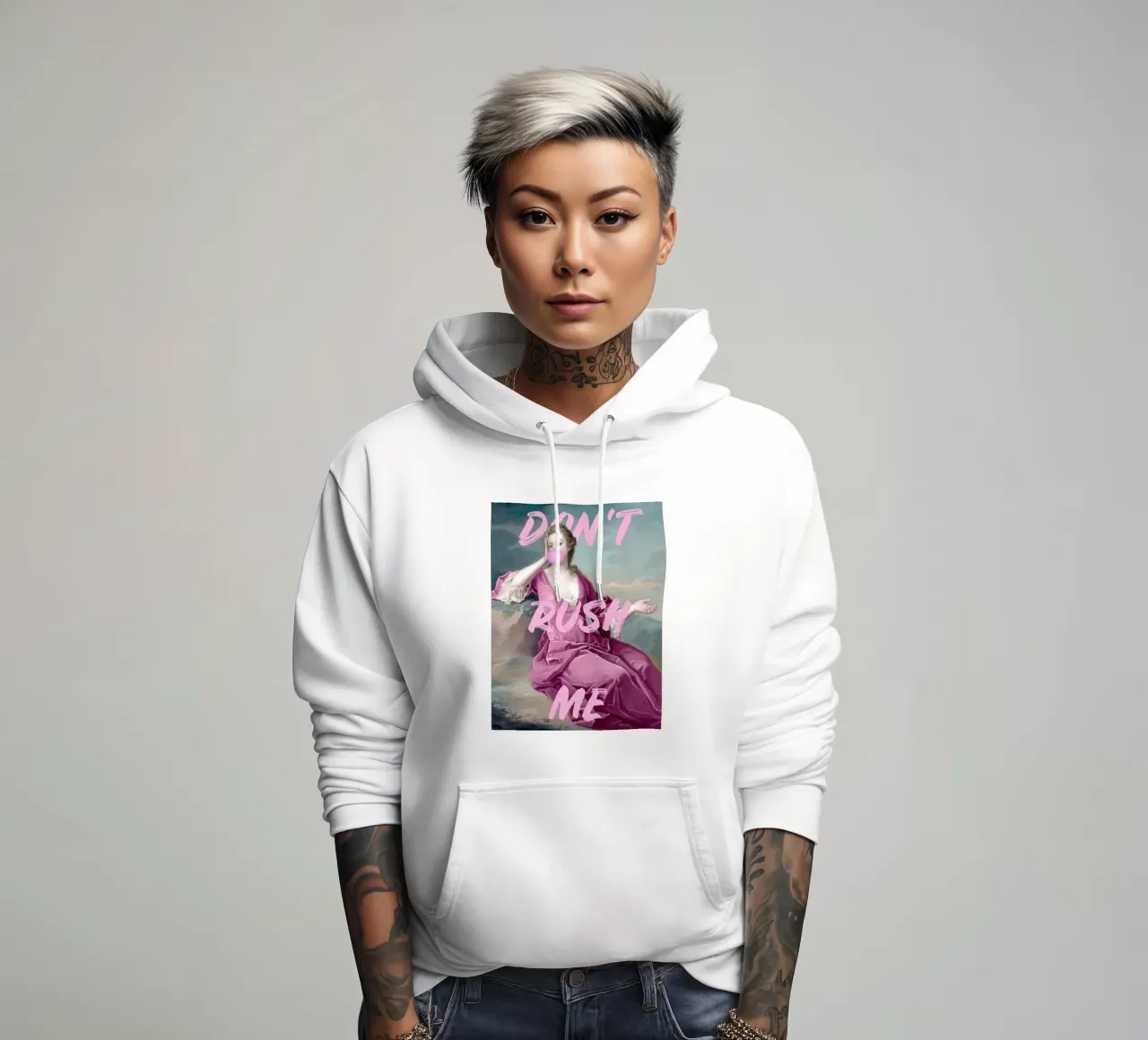 Don't Rush Me felpa con cappuccio da GraceDigitalArtCo