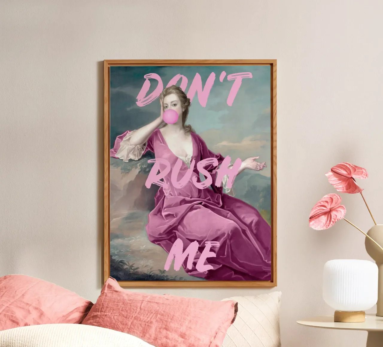 Don't Rush Me alluminio dibond da GraceDigitalArtCo