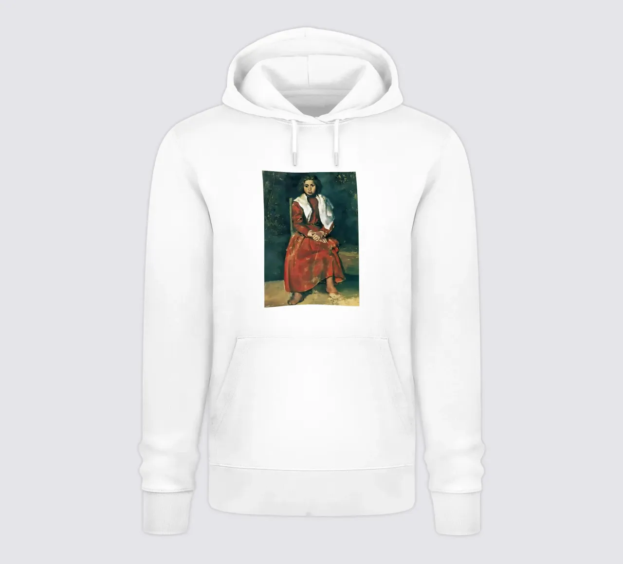 La ragazza scalza felpa con cappuccio da gibsonedgar