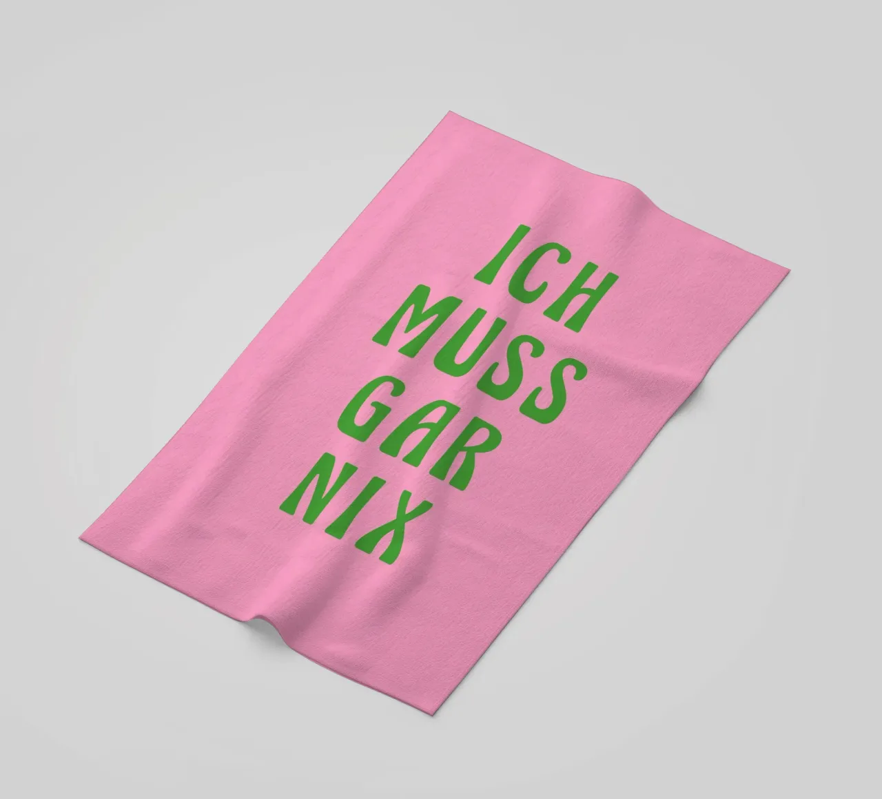 Ich muss gar nix, pinki telo mare da Carinaprint