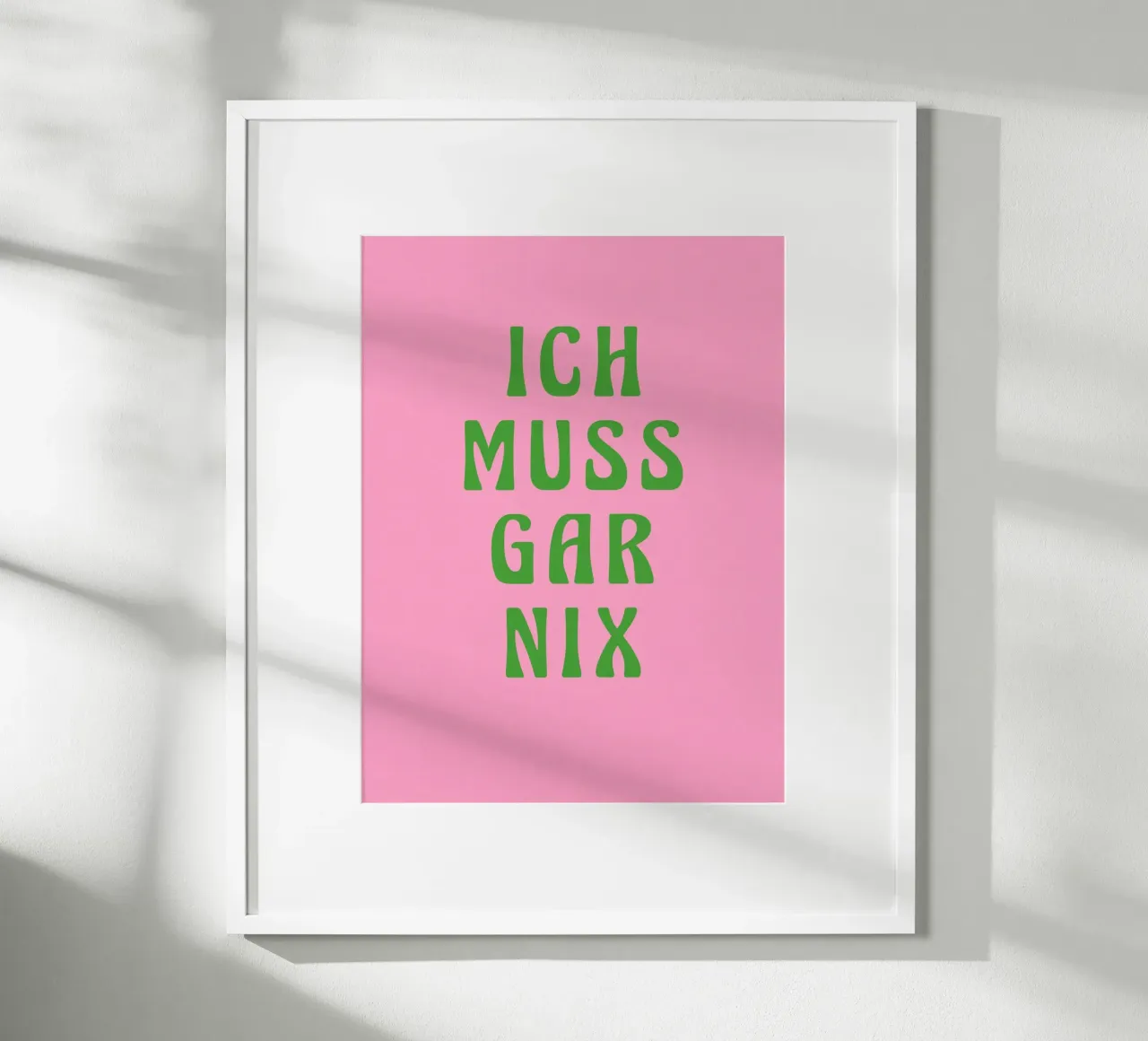 Ich muss gar nix, pinki carta hahnemühle da Carinaprint